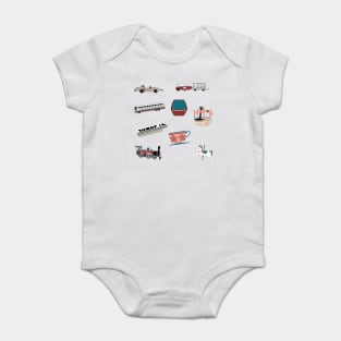 The Happiest Transportation on earth Baby Bodysuit